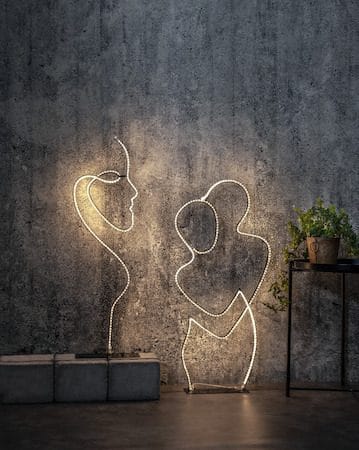 Grafico Siluett Dekorationsbelysning 85 cm - svart - Inredning - Barnrum inredning - Lampa barnrum
