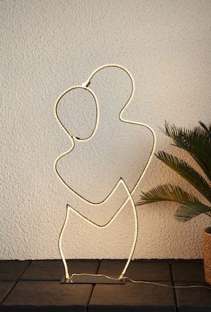 Grafico Siluett Dekorationsbelysning 86 cm - svart - Inredning - Barnrum inredning - Lampa barnrum