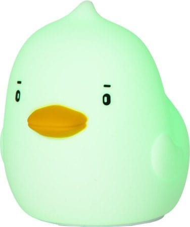 Nattlampa LED Duck USB Uppladdningsbar - Vit / Gul / Svart - Inredning - Barnrum inredning - Lampa barnrum