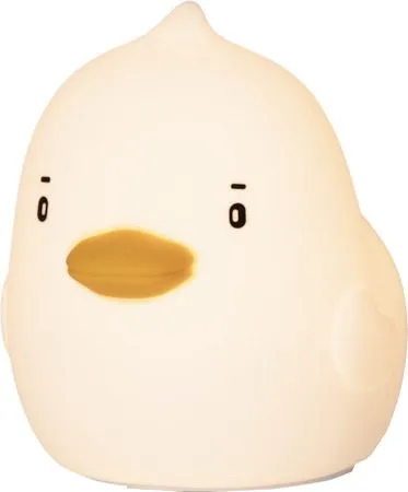 Nattlampa LED Duck USB Uppladdningsbar, Vit / Gul / Svart