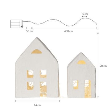 Plain Inomhusdekoration belysning 14 cm - vit - Inredning - Barnrum inredning - Lampa barnrum