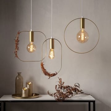 Sladdställ Hängande Dekoration Shape Ring 38 cm - Guld / Vit - Inredning - Barnrum inredning - Lampa barnrum