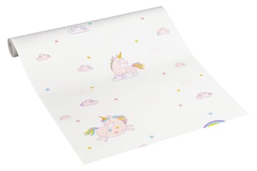 Barnrums Tapet Boys & Girls Papper Rosa - AS Creation - Inredning - Barnrum inredning - Väggdekor barnrum - Tapet barnrum