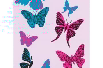Barnrums Tapet Boys & Girls Papper Lila - AS Creation - Inredning - Barnrum inredning - Väggdekor barnrum - Tapet barnrum