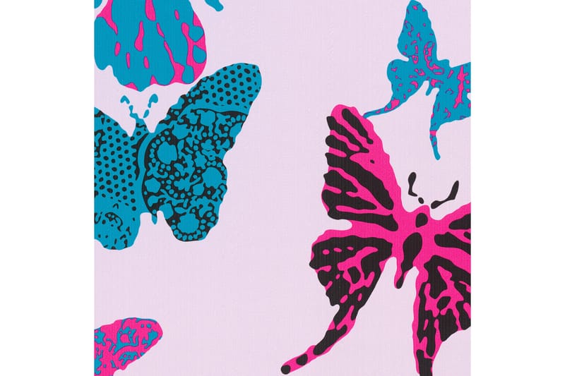 Barnrums Tapet Boys & Girls Papper Lila - AS Creation - Inredning - Barnrum inredning - Väggdekor barnrum - Tapet barnrum