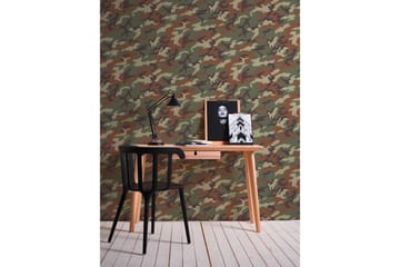 Camouflage Tapet Boys & Girls Ovävd - AS Creation - Inredning - Barnrum inredning - Väggdekor barnrum - Tapet barnrum