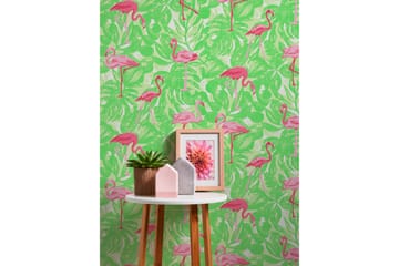Flamingo Tapet Boys & Girls Ovävd Rosa - AS Creation - Inredning - Barnrum inredning - Väggdekor barnrum - Tapet barnrum
