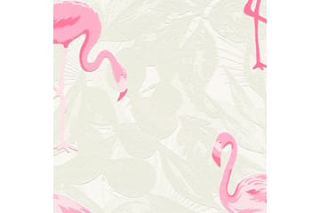 Flamingo Tapet Boys & Girls Ovävd Rosa - AS Creation - Inredning - Barnrum inredning - Väggdekor barnrum - Tapet barnrum