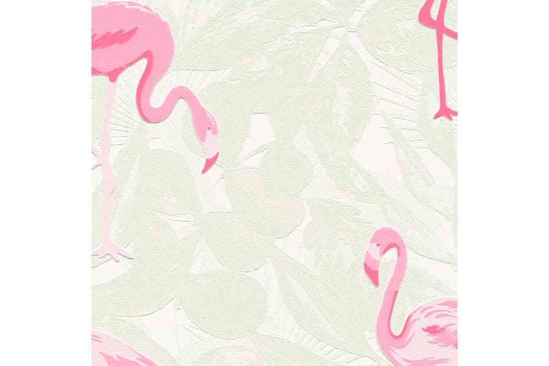 Flamingo Tapet Boys & Girls Ovävd Rosa - AS Creation - Inredning - Barnrum inredning - Väggdekor barnrum - Tapet barnrum