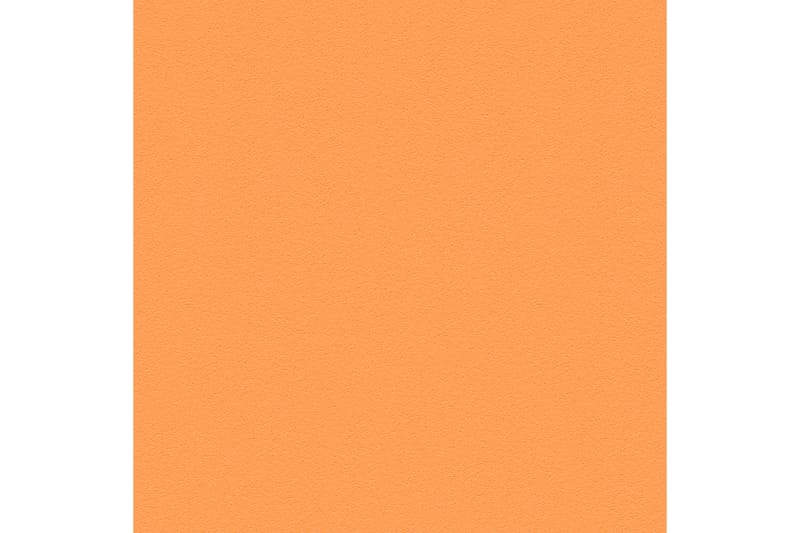 Slät Tapet Boys & Girls Ovävd Orange - AS Creation - Tapet barnrum
