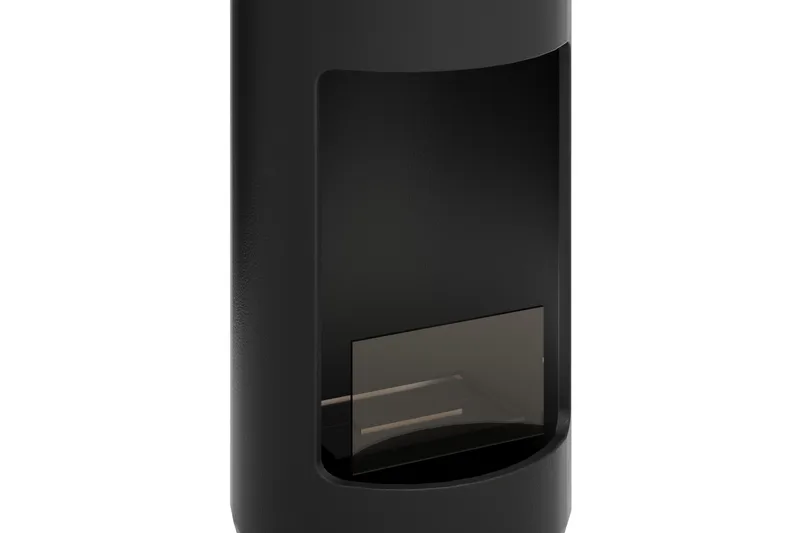 Corbo Fristående Rund Etanolkamin 83x40x40 cm i Stål - Svart - Inredning - Kaminer - Kamin utan skorsten - Etanolkamin