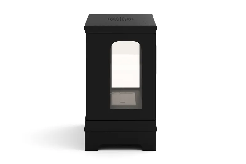 Corbo Liten Fristående Rektangulär Etanolkamin 59x35x45 cm i Stål och Glas - Svart - Inredning - Kaminer - Kamin utan skorsten - Etanolkamin