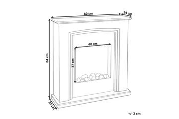 Elektrisk eldstad Nyiri - Inredning - Kaminer - Kamin utan skorsten - Elkamin