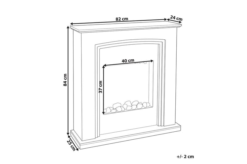 Elektrisk eldstad Nyiri - Inredning - Kaminer - Kamin utan skorsten - Elkamin