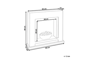 Elektrisk eldstad Sahara - Inredning - Kaminer - Kamin utan skorsten - Elkamin