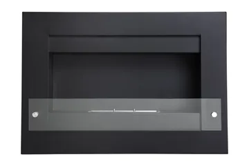 Vitalis Braskamin Bioetanol Vägghängd - Svart/Rostfritt Stål/Glas - Inredning - Kaminer - Kamin utan skorsten - Etanolkamin