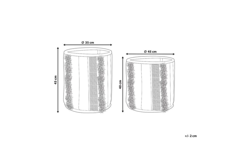 Korg Kotkai set om 2 - Förvaring - Småförvaring - Förvaringskorg - Flätad korg & rottingkorg