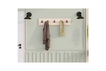 Kresto Väggskiva 80x80 cm - Ek - Förvaring - Klädförvaring - Klädhängare - Krokar