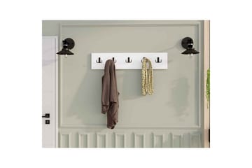 Kresto Väggskiva 80x80 cm - Vit - Förvaring - Klädförvaring - Klädhängare - Krokar