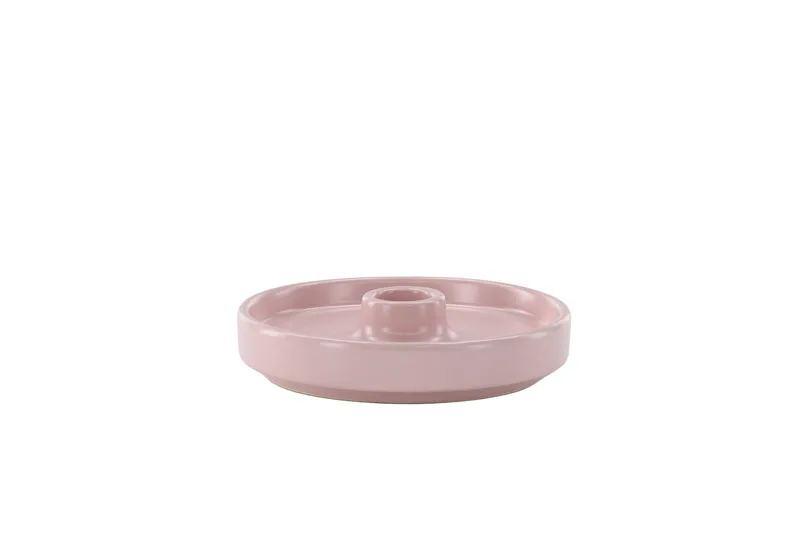 Bette Ljusstake 13x4 cm - Ljusrosa - Inredning - Ljus & dofter - Ljusstakar & ljuslyktor