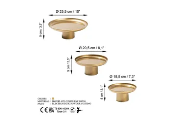 Dekorativt Metalltillbehör Mirven Rany - Rany - Inredning - Ljus & dofter - Ljushållare & ljusfat