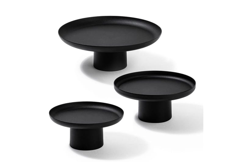 Dekorativt Metalltillbehör Mirven Svart, Svart