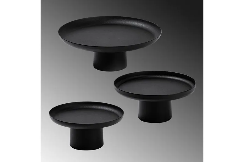 Dekorativt Metalltillbehör Mirven Svart - Svart - Inredning - Ljus & dofter - Ljushållare & ljusfat