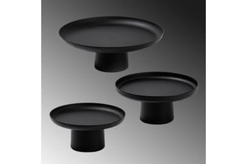 Dekorativt Metalltillbehör Mirven Svart - Svart - Inredning - Ljus & dofter - Ljushållare & ljusfat