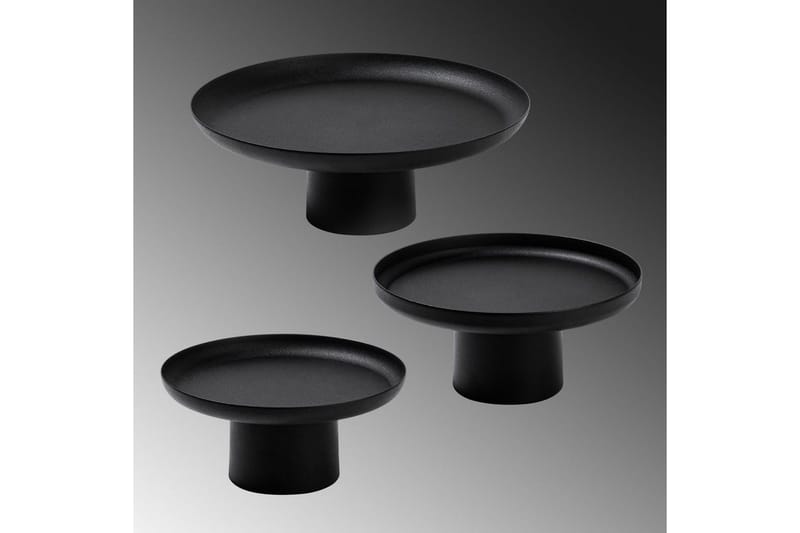 Dekorativt Metalltillbehör Mirven Svart - Svart - Inredning - Ljus & dofter - Ljushållare & ljusfat