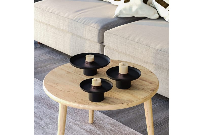 Dekorativt Metalltillbehör Mirven Svart - Svart - Inredning - Ljus & dofter - Ljushållare & ljusfat