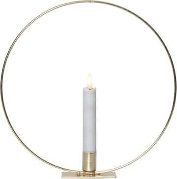 Flamme Ring Inomhusdekoration 28.5 cm - mässing/vit - Inredning - Ljus & dofter - Ljusstakar & ljuslyktor