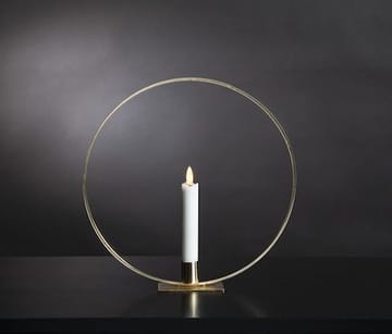Flamme Ring Inomhusdekoration 28.5 cm - mässing/vit - Inredning - Ljus & dofter - Ljusstakar & ljuslyktor