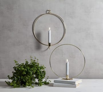 Flamme Ring Inomhusdekoration 28.5 cm - mässing/vit - Inredning - Ljus & dofter - Ljusstakar & ljuslyktor