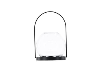 Flora Ljuslykta 14x14 cm - Svart - Inredning - Ljus & dofter - Ljusstakar & ljuslyktor