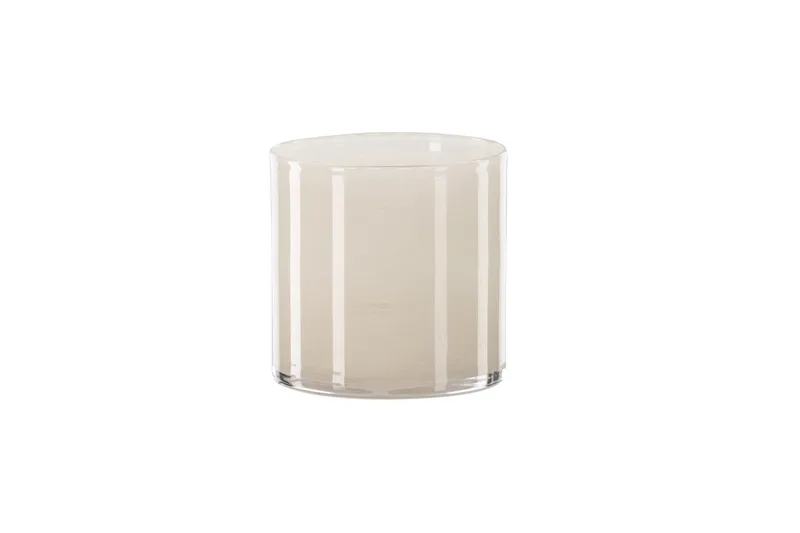 Glora Ljuslykta 12x12 cm - Beige - Inredning - Ljus & dofter - Ljusstakar & ljuslyktor