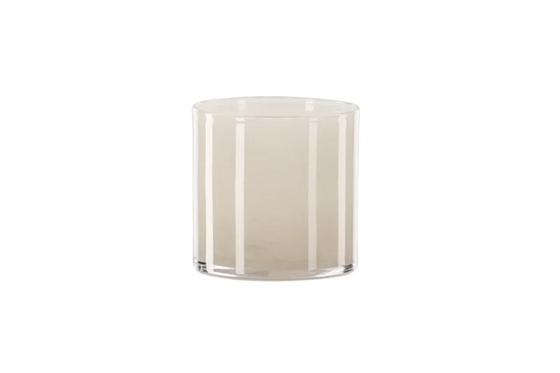 Glora Ljuslykta 12x12 cm - Beige - Inredning - Ljus & dofter - Ljusstakar & ljuslyktor