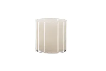 Glora Ljuslykta 12x12 cm - Beige - Inredning - Ljus & dofter - Ljusstakar & ljuslyktor
