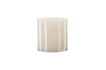 Glora Ljuslykta 12x12 cm - Beige - Inredning - Ljus & dofter - Ljusstakar & ljuslyktor