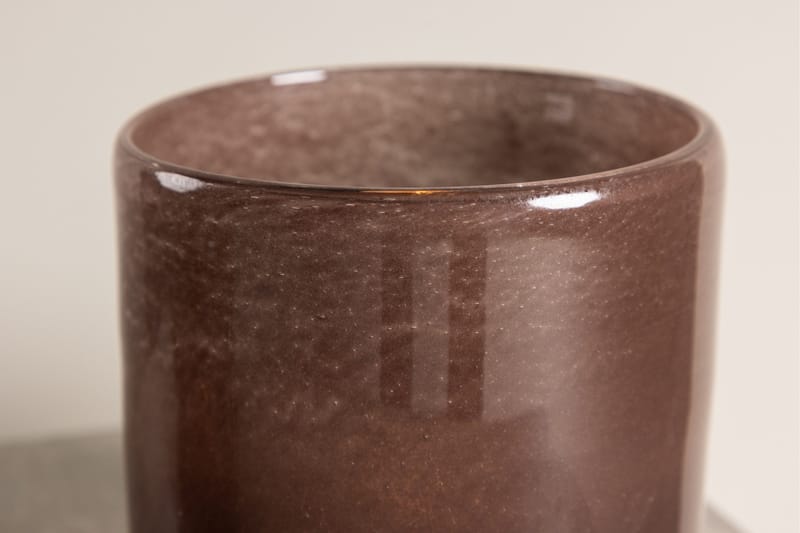 Glora Ljuslykta 12x12 cm - Brun - Inredning - Ljus & dofter - Ljusstakar & ljuslyktor