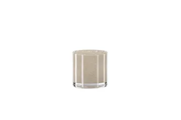 Glora Ljuslykta 8x8 cm - Beige - Inredning - Ljus & dofter - Ljusstakar & ljuslyktor