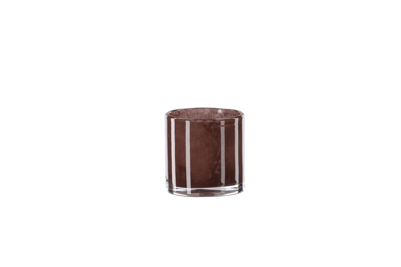 Glora Ljuslykta 8x8 cm - Brun - Inredning - Ljus & dofter - Ljusstakar & ljuslyktor