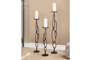 Ljusstakar Buni set om 3 - Inredning - Ljus & dofter - Ljusstakar & ljuslyktor