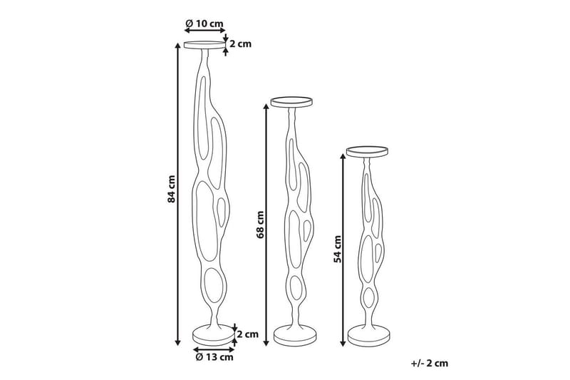Ljusstakar Buni set om 3 - Inredning - Ljus & dofter - Ljusstakar & ljuslyktor