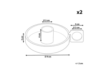 Ljusstakar Chorio set om 2 - Inredning - Ljus & dofter - Ljushållare & ljusfat