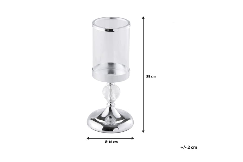 Ljusstake Cotui 41 cm - Silver - Inredning - Ljus & dofter - Ljusstakar & ljuslyktor
