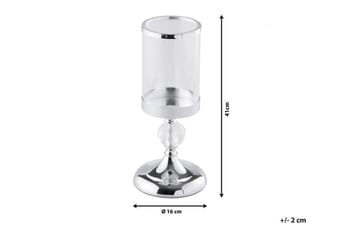 Ljusstake Cotui 41 cm - Silver - Inredning - Ljus & dofter - Ljusstakar & ljuslyktor
