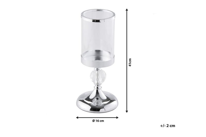 Ljusstake Cotui 41 cm - Silver - Inredning - Ljus & dofter - Ljusstakar & ljuslyktor