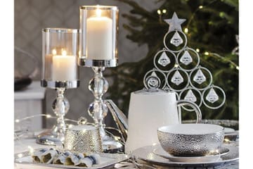 Ljusstake Cotui 41 cm - Silver - Inredning - Ljus & dofter - Ljusstakar & ljuslyktor