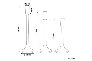 Ljusstakar Zimbabwe set om 3 - Inredning - Ljus & dofter - Ljusstakar & ljuslyktor