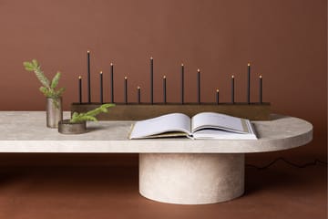 Ljusstake & kandelaber för bord Venture Home Kungsberget Ljusstake Walnut - Inredning - Ljus & dofter - Ljusstakar & ljuslyktor